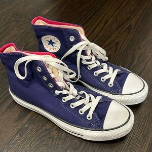 Purple High-Top Converse